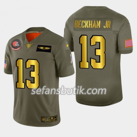 Cleveland Browns Tröjor Odell Beckham JR 13 Nike 2019 Salute to Service 100th - Herr